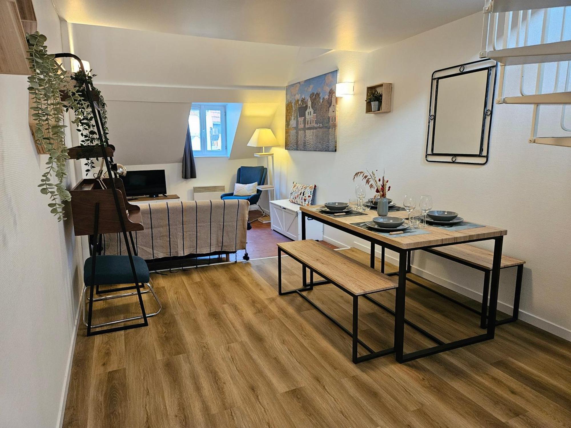 Charmant Duplex Au Coeur De Vernon Proche Gare Et Giverny المظهر الخارجي الصورة